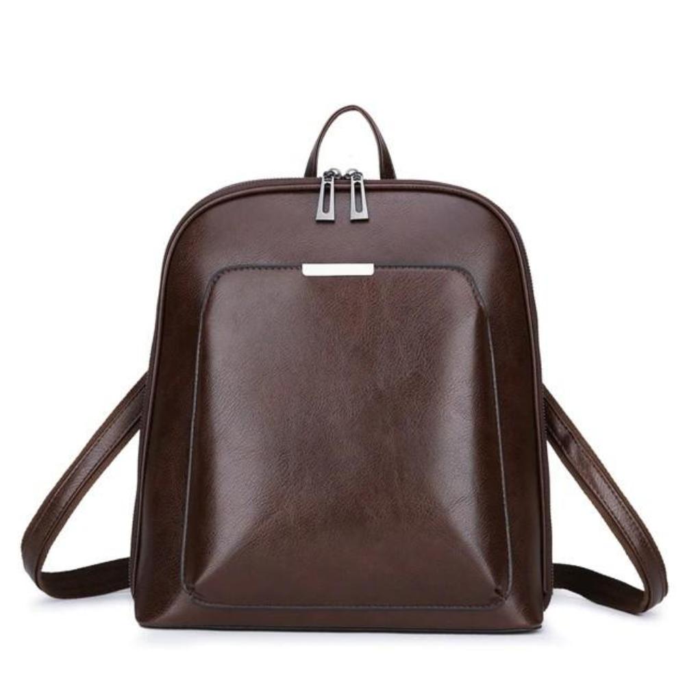 Klassisk rygsæk med dobbelt lynlås - elegant design