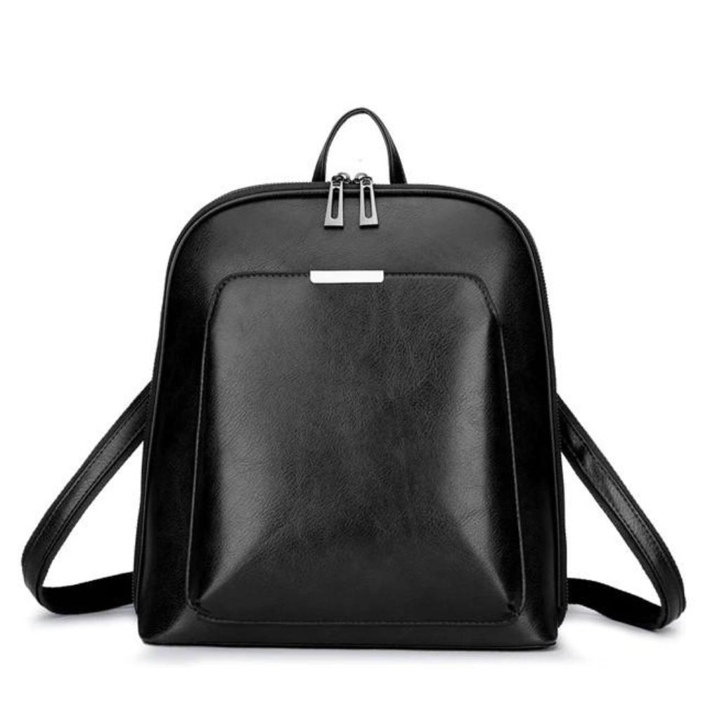 Klassisk rygsæk med dobbelt lynlås - elegant design