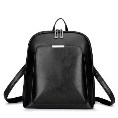 Klassisk rygsæk med dobbelt lynlås - elegant design