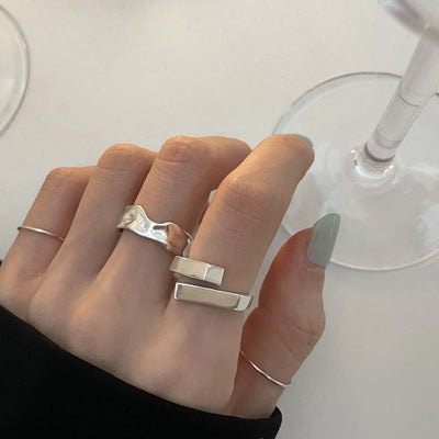 Geometrisk Firkantet Ring