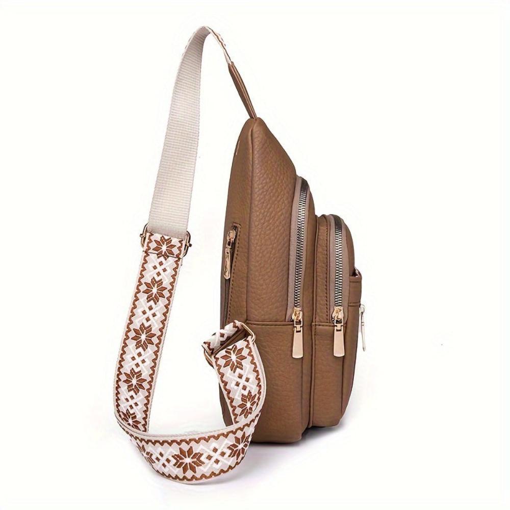 Hazel Vintage Chest Crossbody Taske