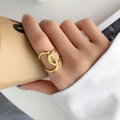 Dobbelt C Knyttet Linje Justerbar Ring