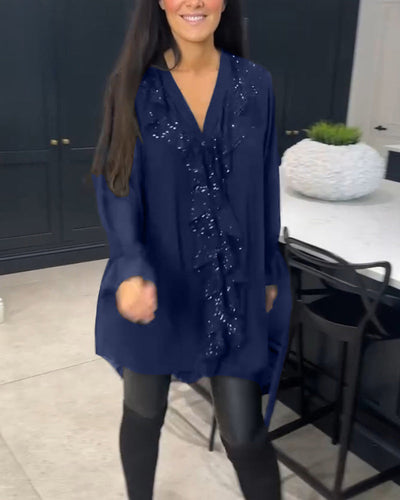 Olsens® | Stilfuld Bluse med Ruffles