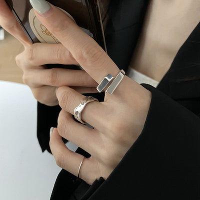 Geometrisk Firkantet Ring