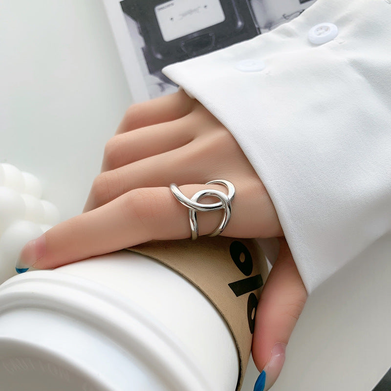 Dobbelt C Knyttet Linje Justerbar Ring