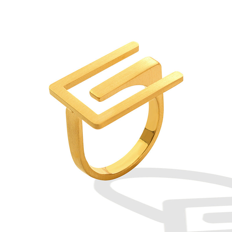 Sterling Sølv Geometrisk Liniering