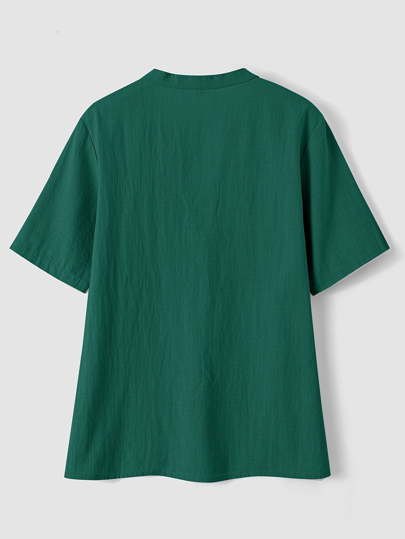 Elegant Harrode Skjorte med V-Udskæring og Knapper