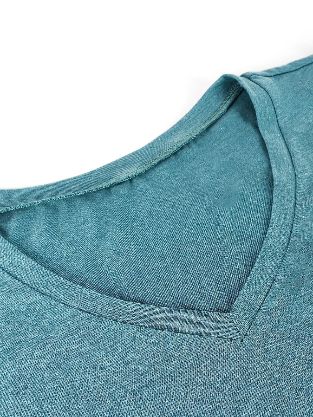 Åndbar T-shirt i Bomuld med Petalærmer