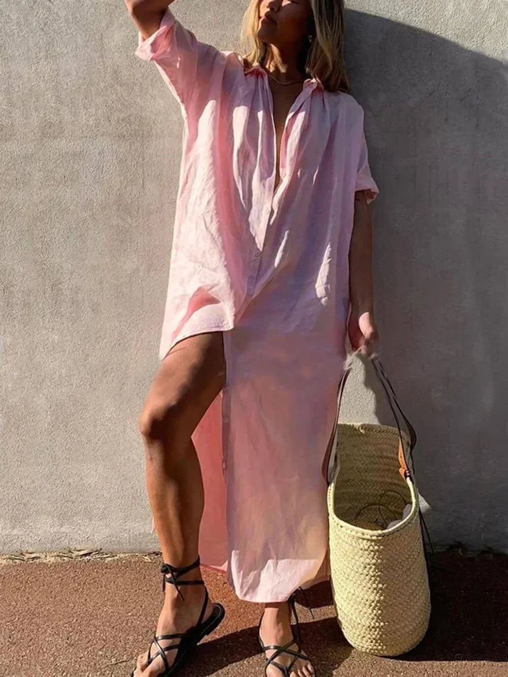 Robe Chemise Palma Afslappet & Elegant