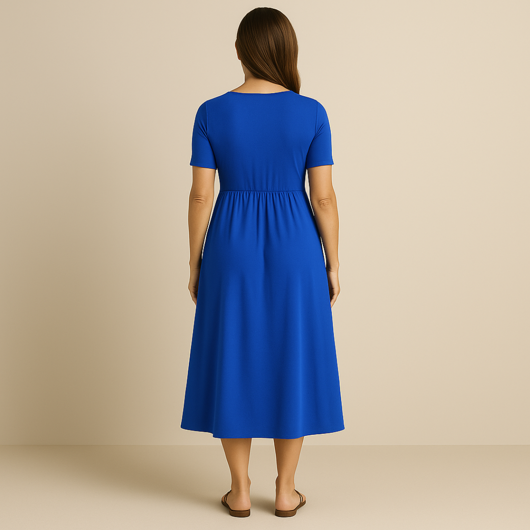 Robe Alicia Lang Kjole V-hals
