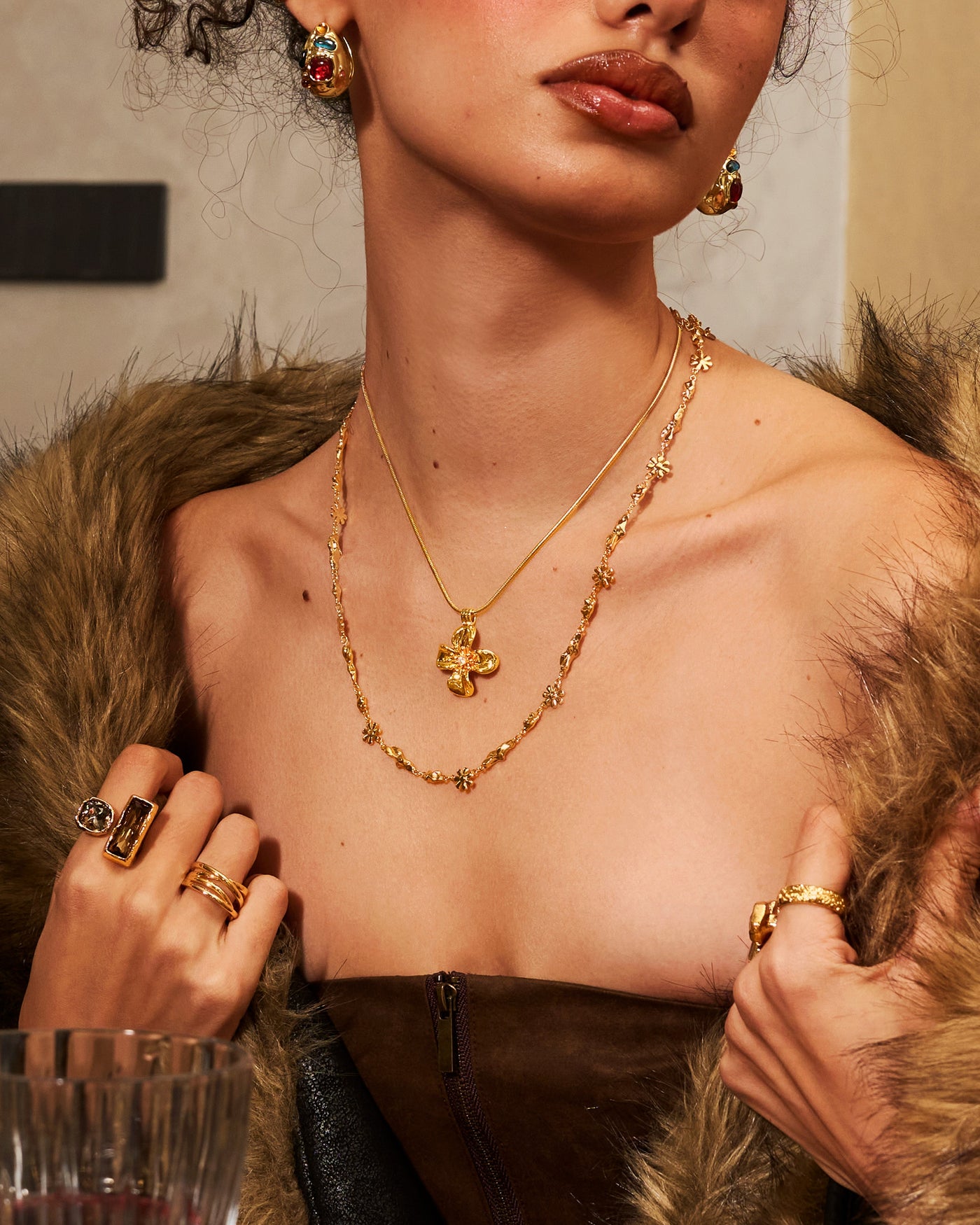 Cruz Flor Halskæde
