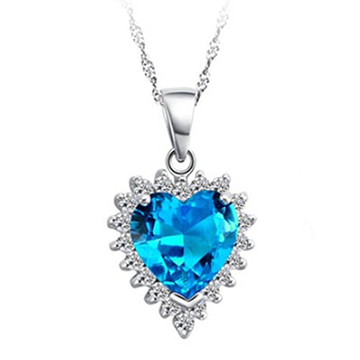 Saphira Vale Sæt | Hvidguld 14k - DK
