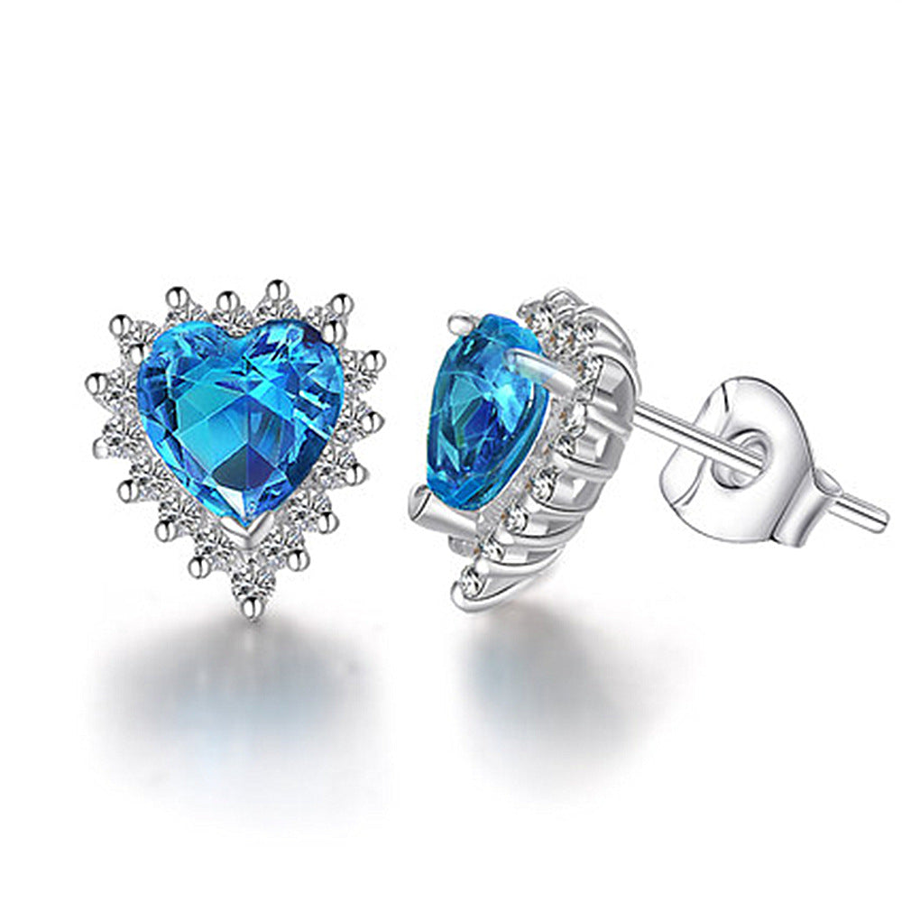 Saphira Vale Sæt | Hvidguld 14k - DK