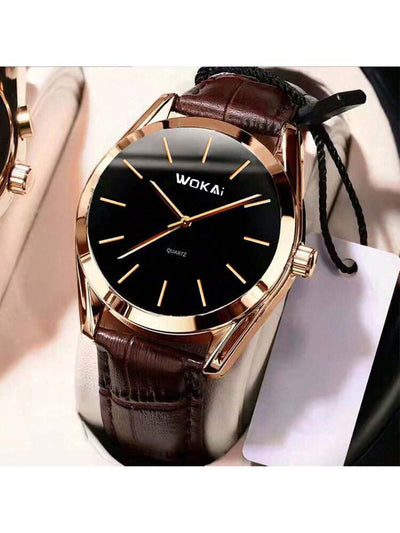 Rosen Guld Casual Quartz Ur