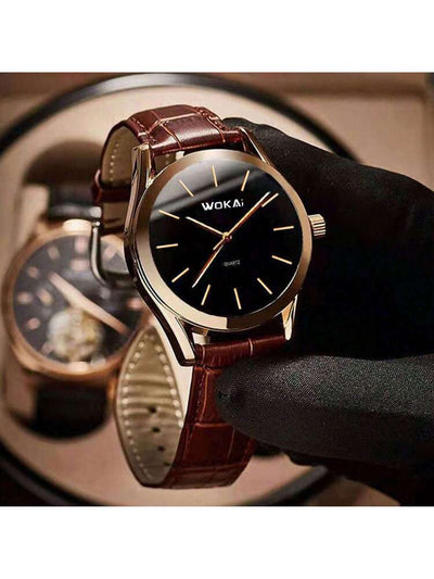 Rosen Guld Casual Quartz Ur