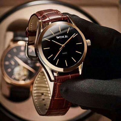Rosen Guld Casual Quartz Ur