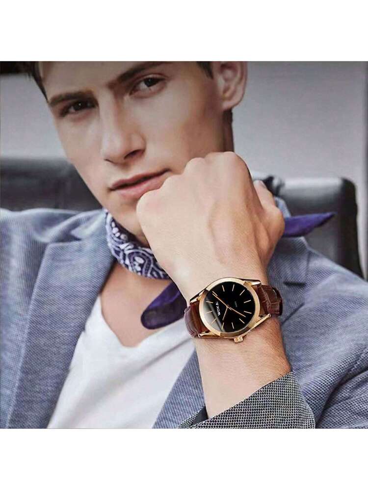Rosen Guld Casual Quartz Ur