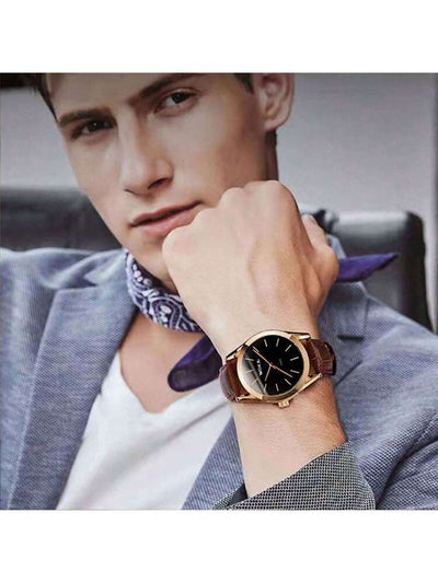 Rosen Guld Casual Quartz Ur