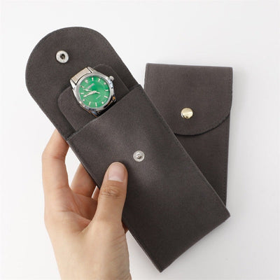Milo | Premium Ur-rejseetui med Suede-indvendigt for
