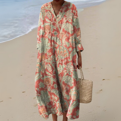 Vintage Blomstret Alisa Kjole