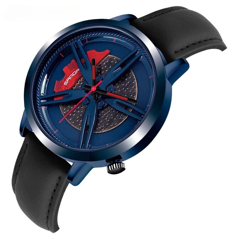 Rotating Hub Dial Quartz Ur