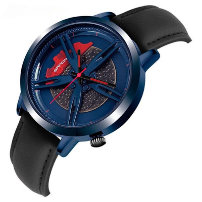 Rotating Hub Dial Quartz Ur
