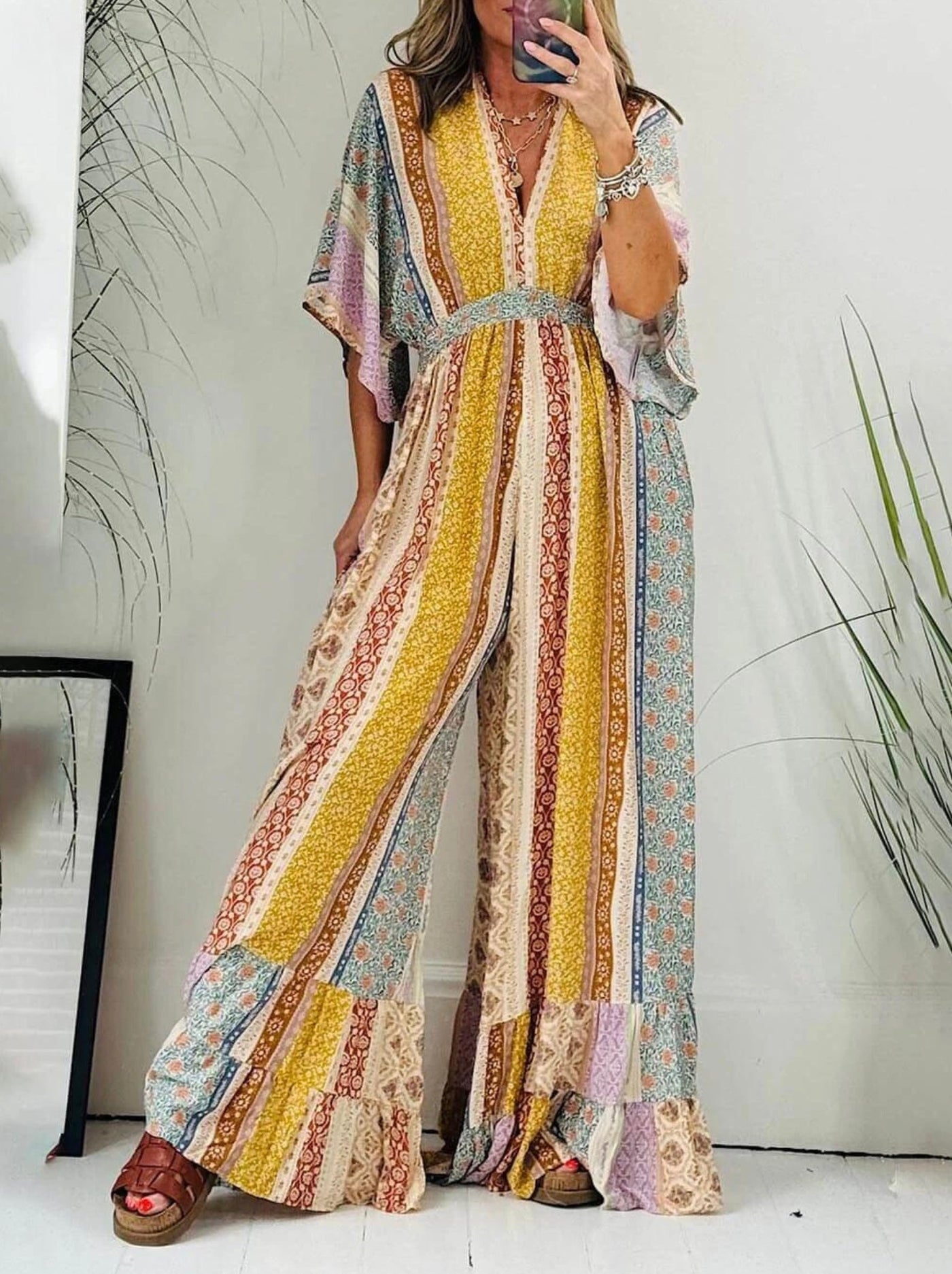 Fleur™ | Jumpsuit i Boho-stil - DK