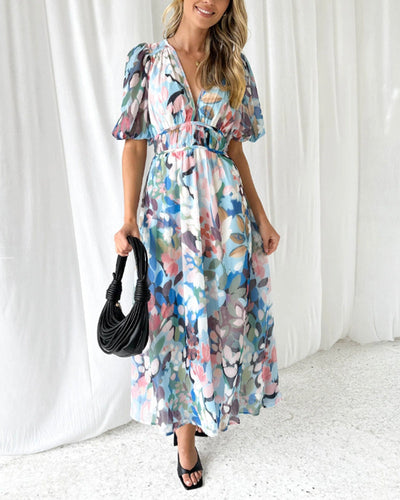 Carlotta™ | Elegant Blomsterkjole