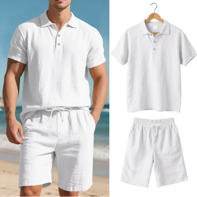 Achille - Polo og Shorts Todelt Linnedsæt