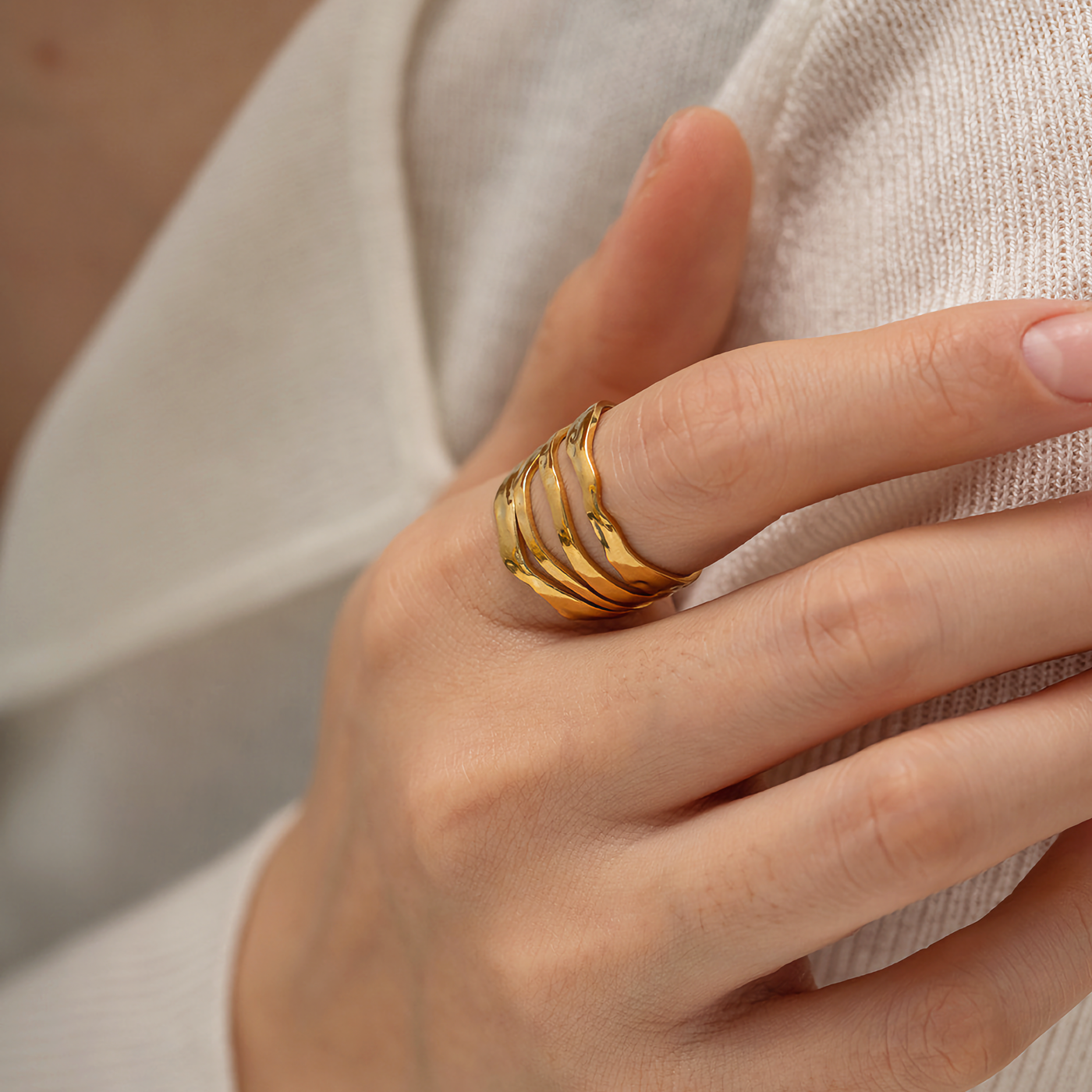 Cass Ring | 18k Guld