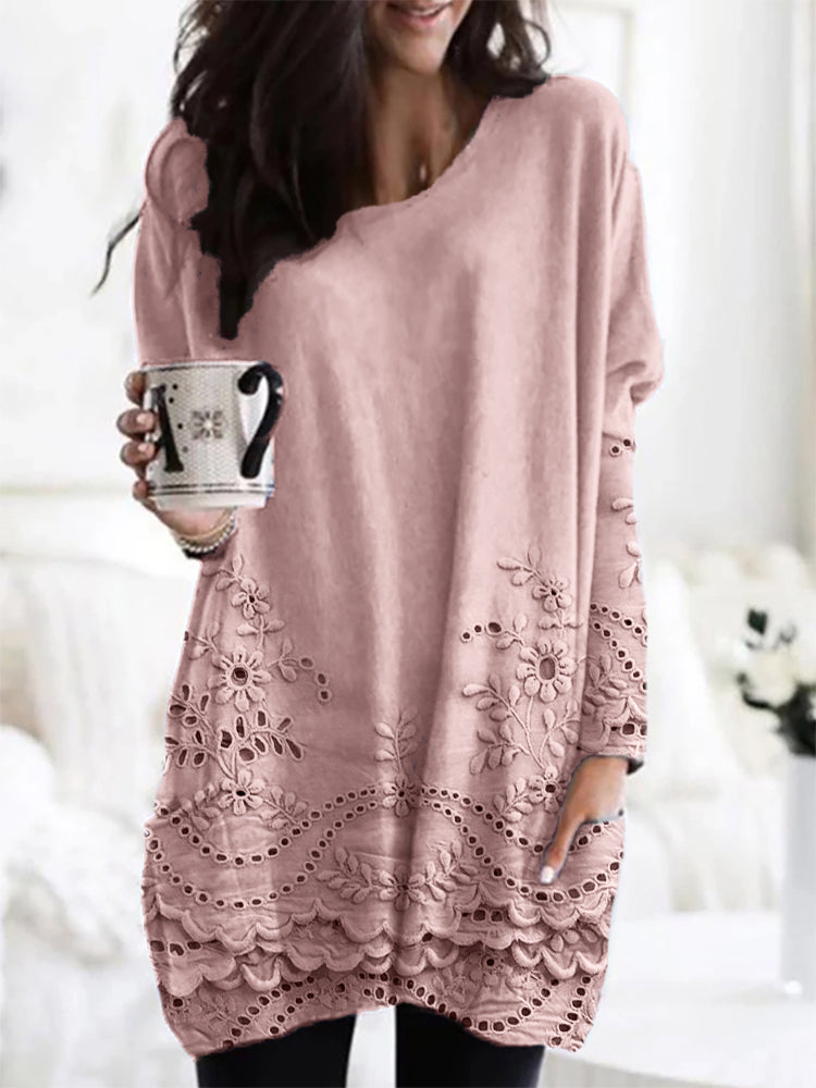 Clarissa™ - Trykt Cozy Sweater