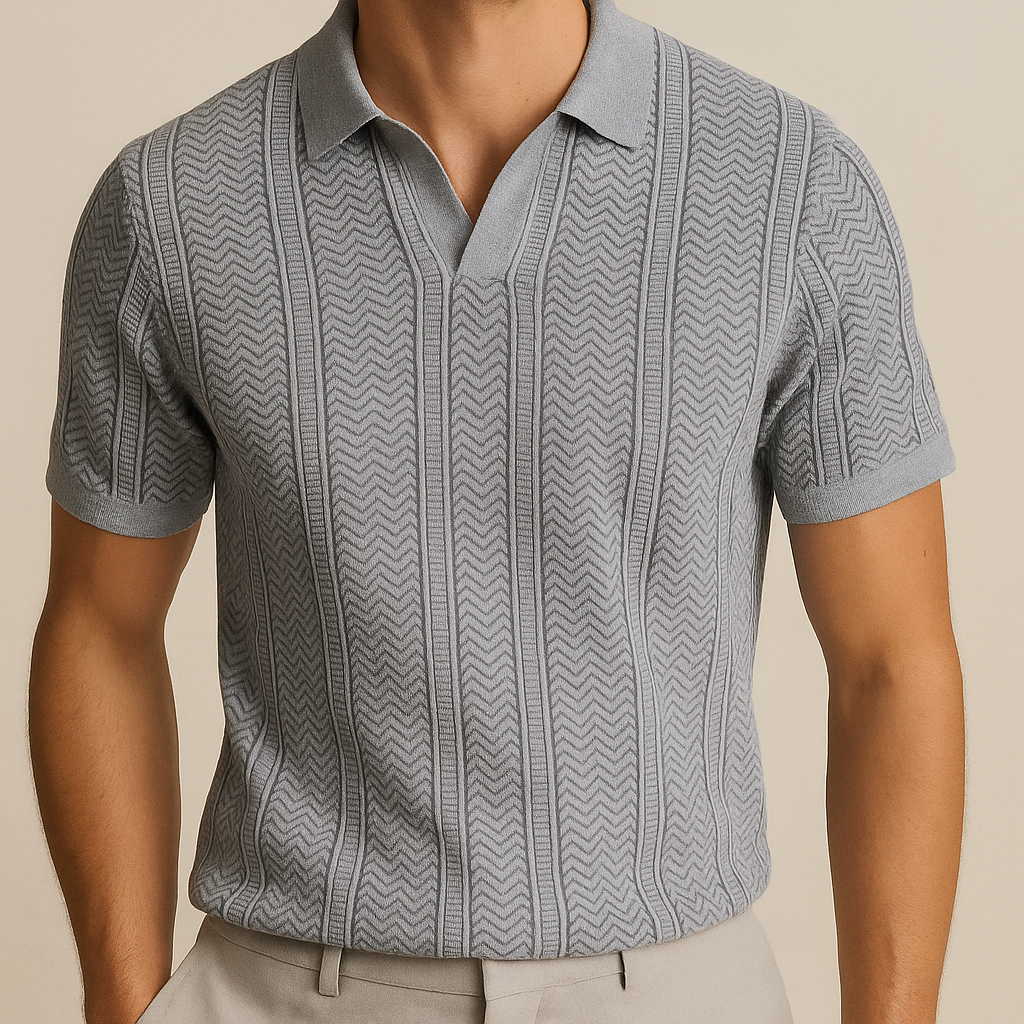 Cavallaro - Strikket Polo Shirt