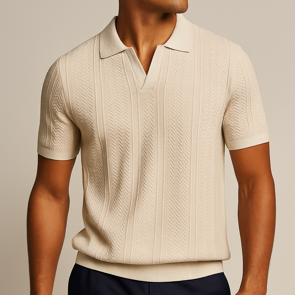 Cavallaro - Strikket Polo Shirt