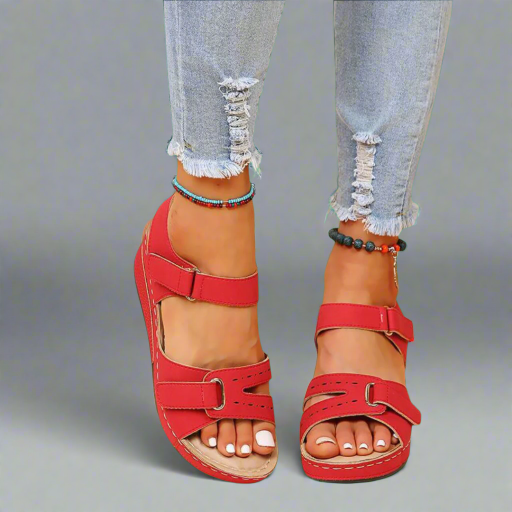 Gudula | Elegante Orthopædiske Sandaler af Blødt Materiale