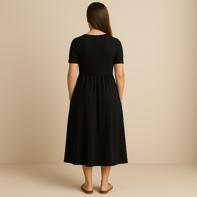 Robe Alicia Lang Kjole V-hals