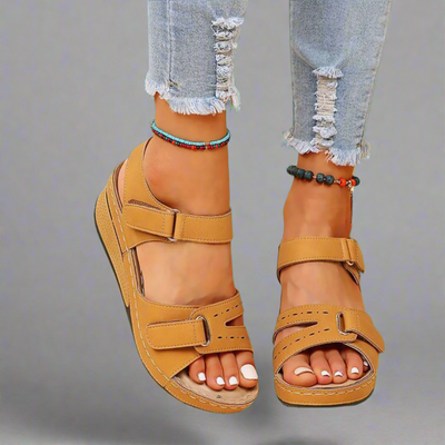 Gudula | Elegante Orthopædiske Sandaler af Blødt Materiale