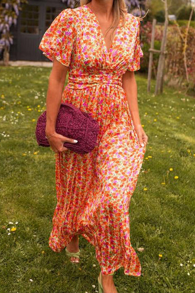 Hedda | Luftigt sommerkjole med floral elegance