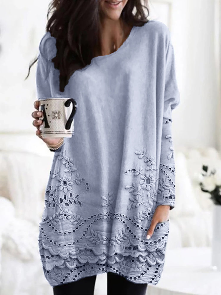Clarissa™ - Trykt Cozy Sweater