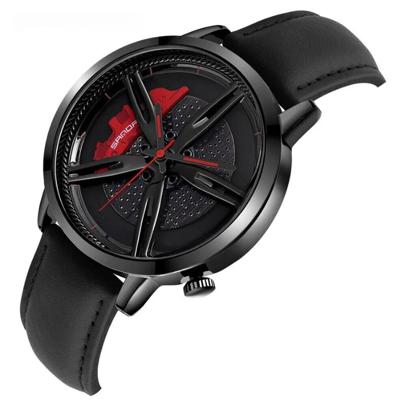 Rotating Hub Dial Quartz Ur