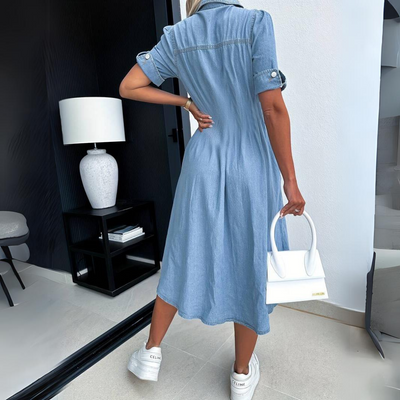 Alissa™ | Trendy Denim Kjole - DK