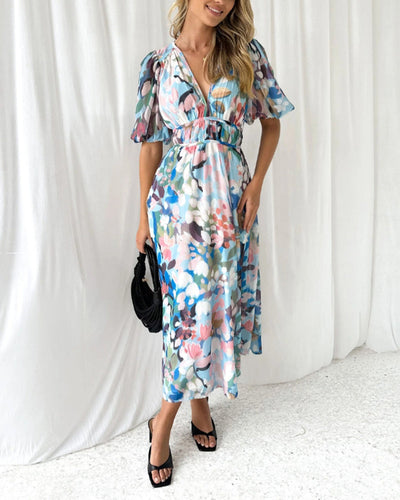 Carlotta™ | Elegant Blomsterkjole