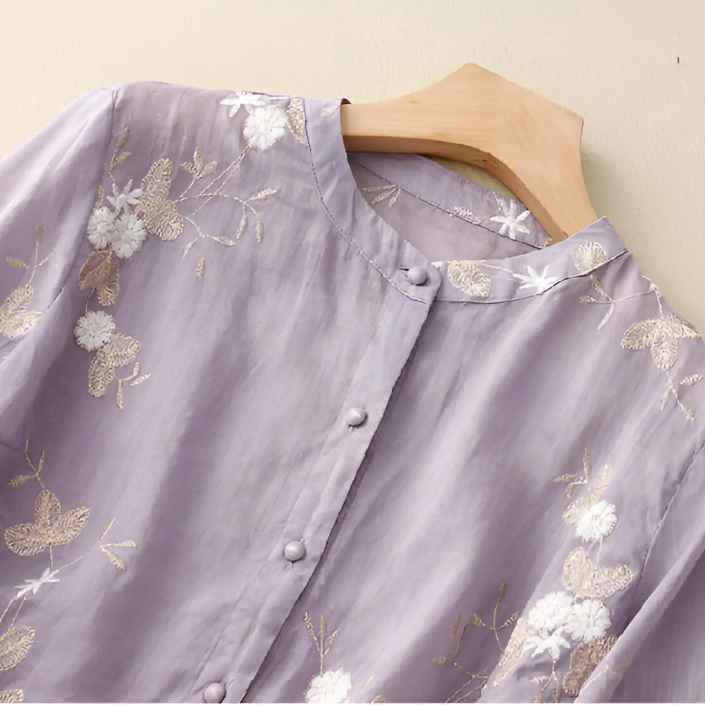 Emma – Let og Elegant Bomuldsbluse - DK