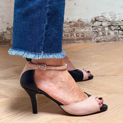 Melanie | Elegante hæle sandaler med åben tå