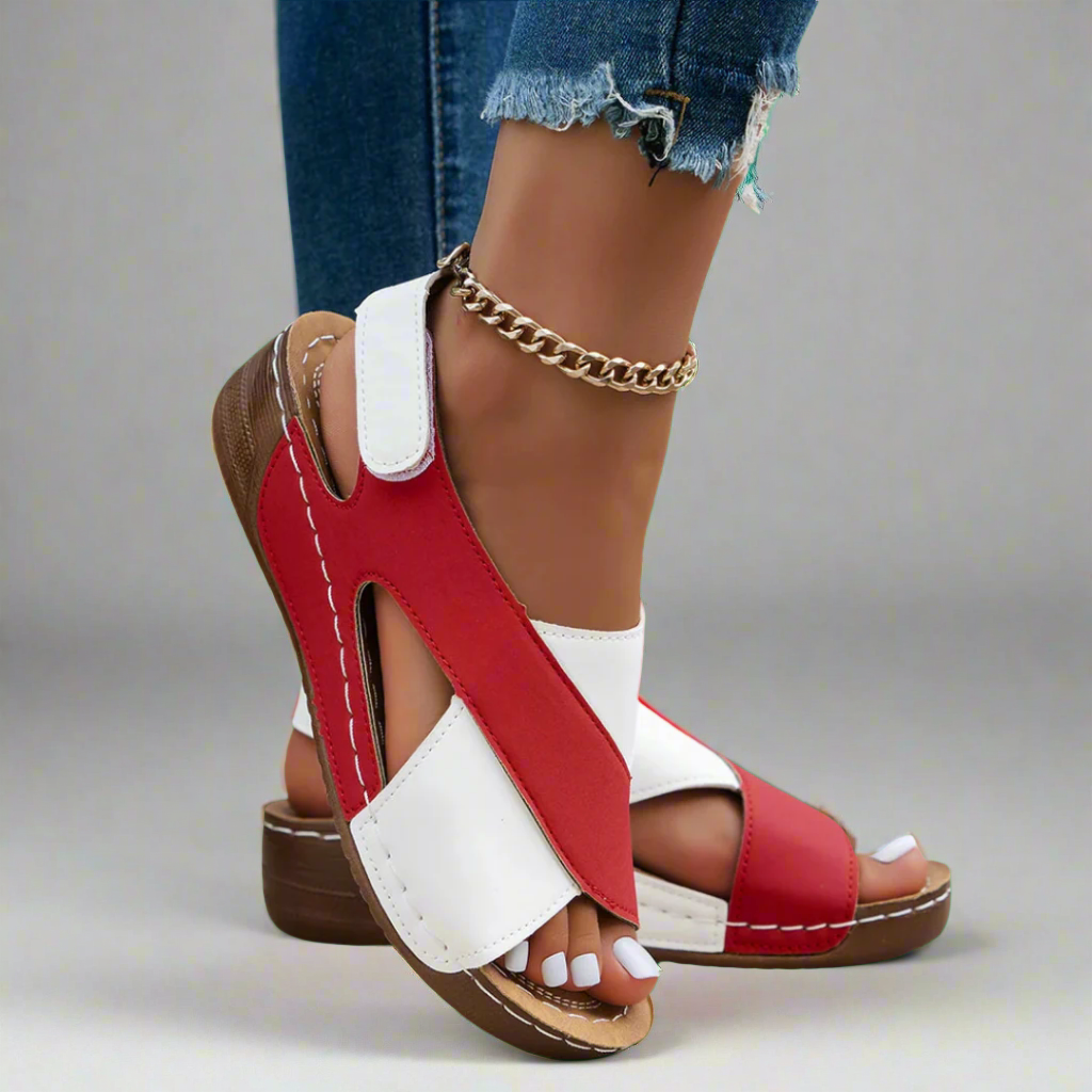 Alwine | Elegant Wedge Hæl i Premium Materiale