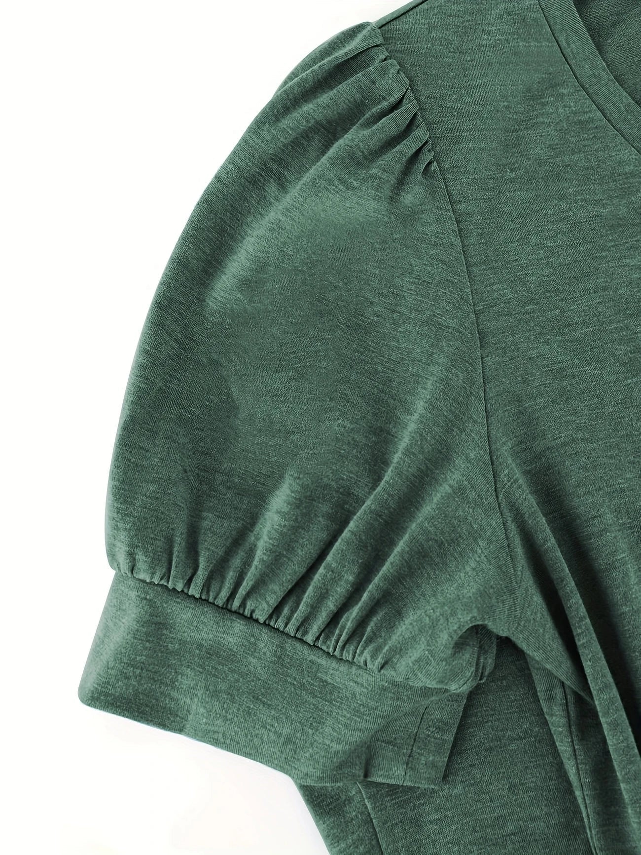Åndbar T-shirt i Bomuld med Petalærmer