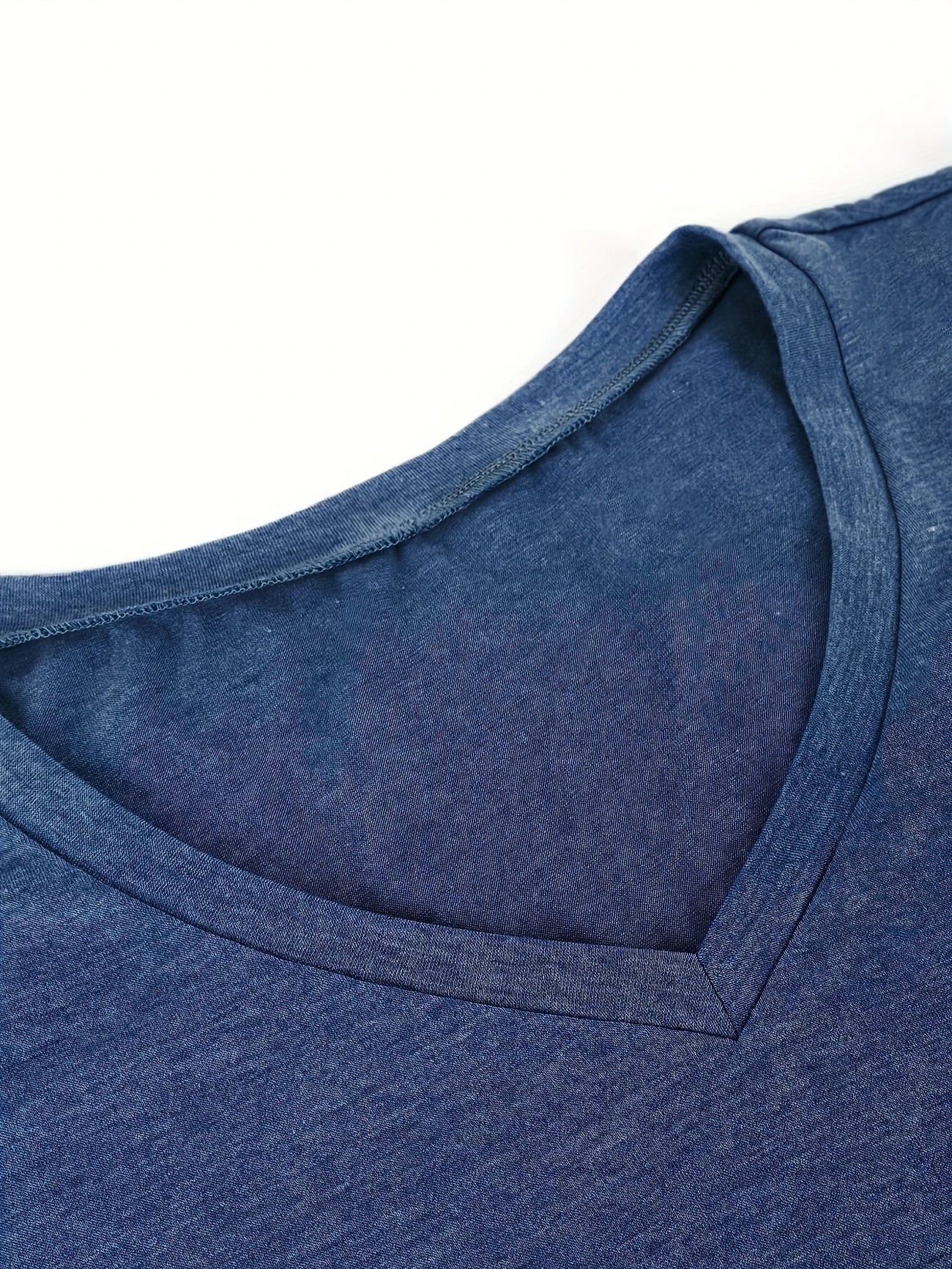 Åndbar T-shirt i Bomuld med Petalærmer
