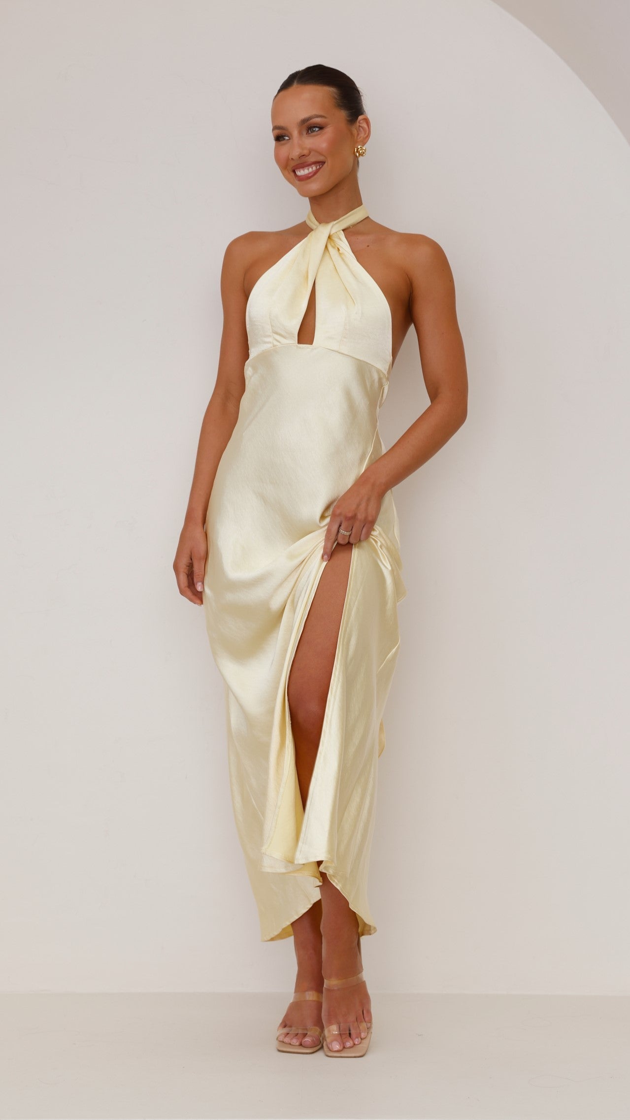 Maxi kjole Rosea Halter