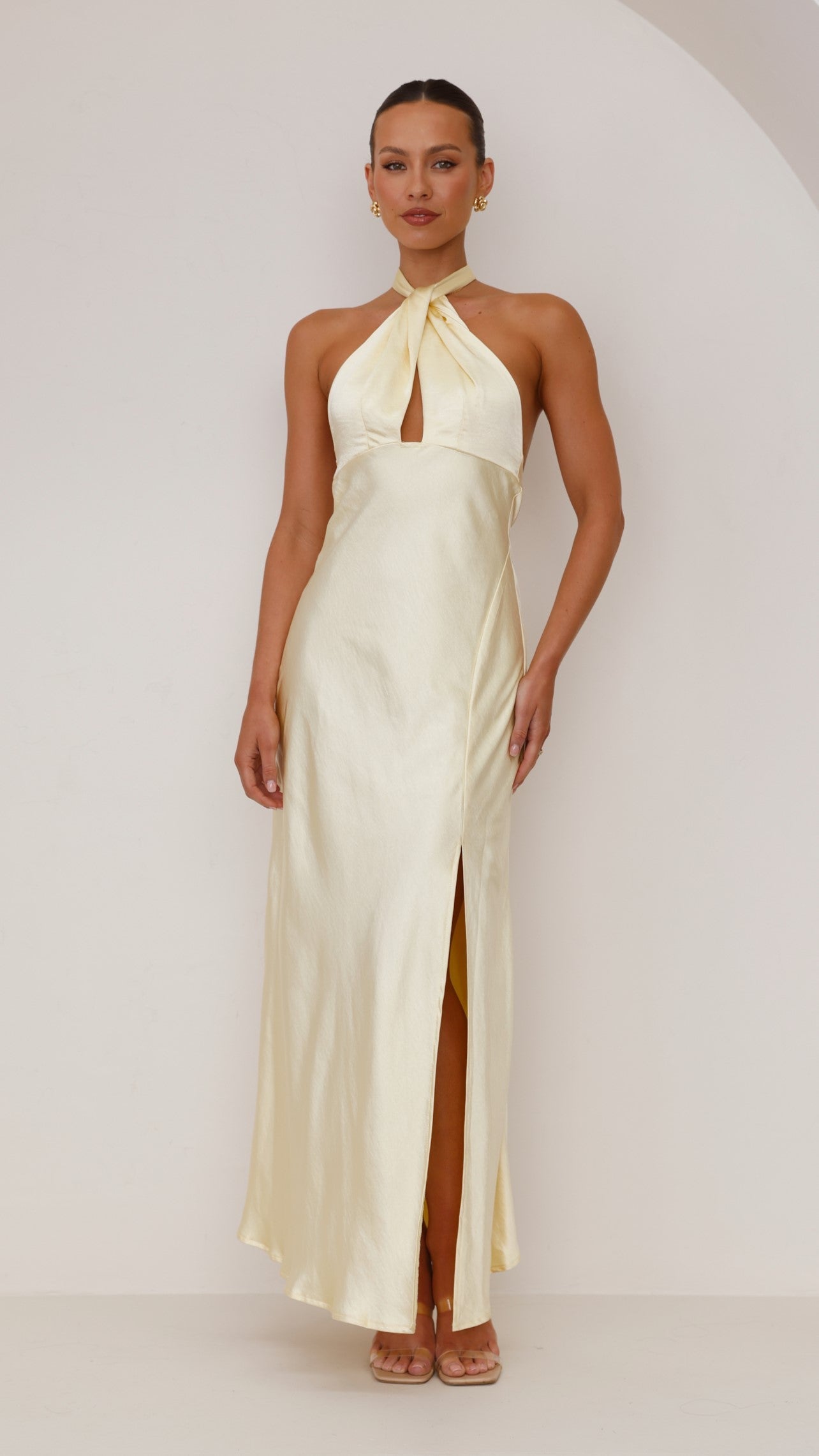 Maxi kjole Rosea Halter