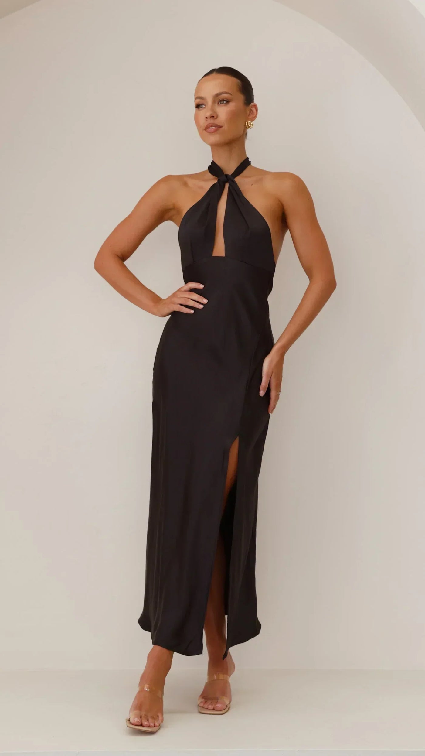 Maxi kjole Rosea Halter