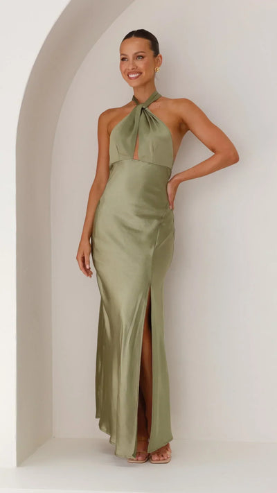 Maxi kjole Rosea Halter